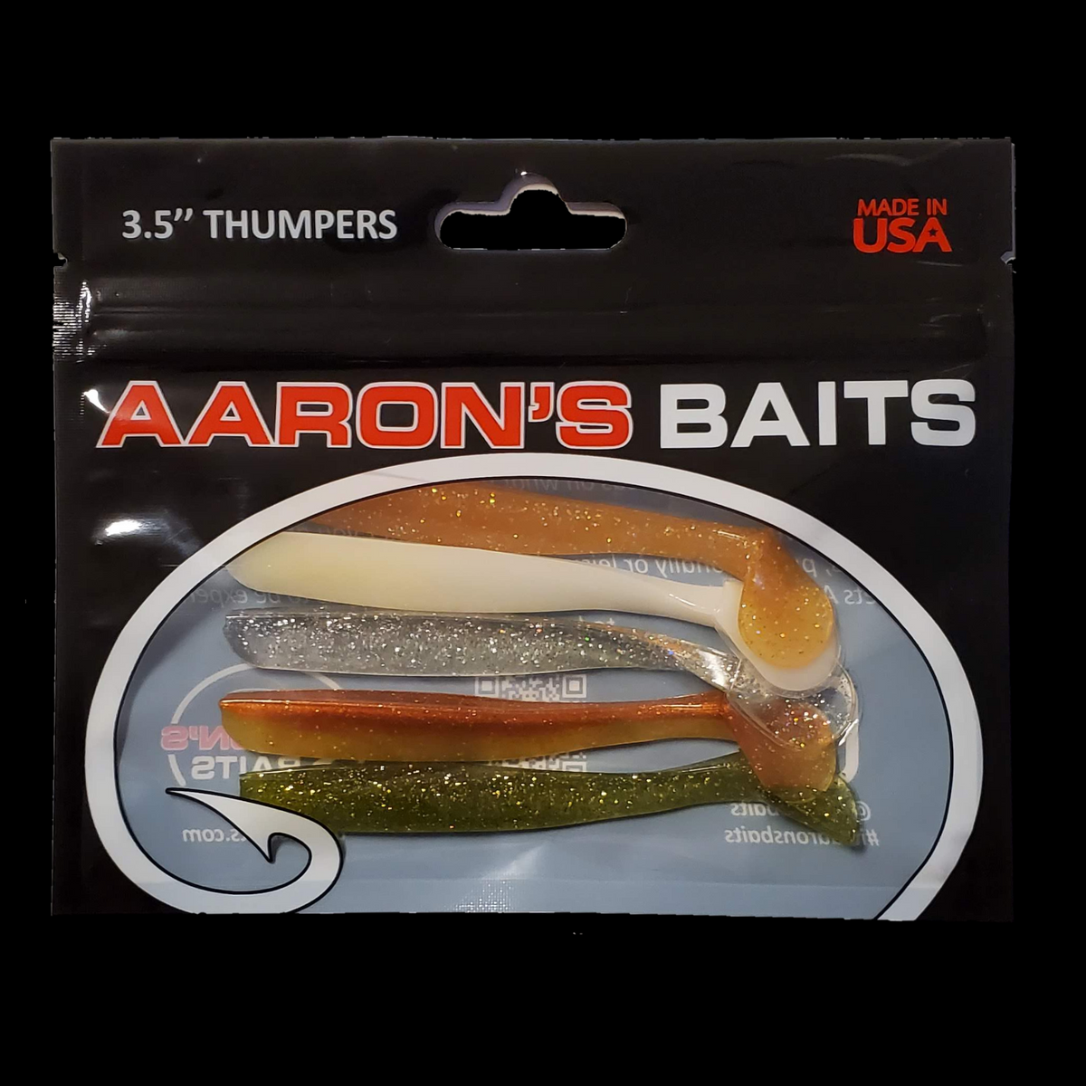 Assorted Thumpers Pack3.5 Thumper5-Pack – Aaron's Baits