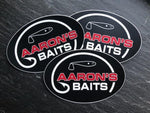 Aaron's Baits Vinyl Sticker 6x4"